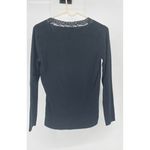 Ralph Lauren Lauren‎  Black Women's V-Neck Top - Size Medium Photo 3