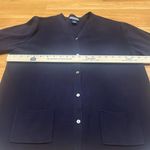 Lands' End Lands’End women’s navy blue button down cardigan sweater size medium (10/12). Photo 6