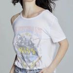 Recycled Karma NWT KISS THE HOTTEST SHOW ON EARTH COLD SHOULDER BAND TEE Photo 0