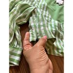 Cinq à Sept  Flora crop Top green checkered size XS Photo 8