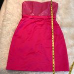 Alfred Angelo  strapless fuchsia party bridal dress size 10 sequins Barbie Prom Photo 7