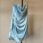 House Of CB  ‘Odelle’ Ocean Blue Strapless‎ Mini Dress NWOT size S Photo 2
