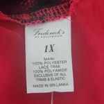 Frederick's of Hollywood Ruby Pink Satin Robe Size 1X NWT Lingerie Shower Photo 9