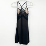 Camellia Womens Coquette‎ Whimsigoth Y2K Satin Lace Cami Slip Dress Size S Black Photo 8