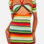 Edikted Andrea Cut-Out Knitted Mini Dress Photo 1