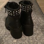 NWT Studded Moto Boots Black Size 6 Photo 4