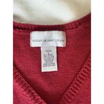 Susan Graver Novelty 4th of July Red White & Blue Nautical Short Sleeve Knit Cardigan Beach L Photo 4