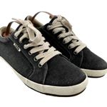 Taos Star Sneakers Shoes Canvas Lace Up Low Top Casual Athletic Charcoal 7.5 Gray Photo 1