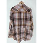 Free People  Easy Street Shirt Plaid‎ Button Up Medium Photo 3