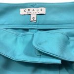 Chaus New York Aqua Trousers with Button Accent Brand New With Tag. Size 10 Blue Photo 6