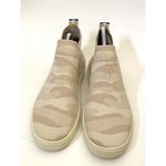Rothy's High Top Slip On Stretch Casual Sneaker Tan Cream Camo Size 10.5 Photo 1