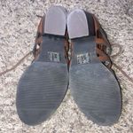 Forever 21 Brown Bootie Healed Sandals Size 5.5 Photo 8