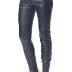 Free People NWT  Vegan Leather High‑Rise Skinny Pants in size 24 NWT Photo 0