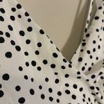 Main Strip Black And White Polka Dot Romper Photo 3