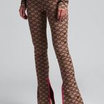 Off-White Monogram Split Hem Leggings Brown Black IT 38 US 4 NWT Photo 0