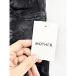 Mother The Super Swooner Tie Dye Ankle Skinny Jeans (Winding Paths) Size 26 Black Photo 3