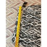 NWT ANA Black White Abstract Print Maxi Skirt Slit Size L Geometric Long Size L Photo 4