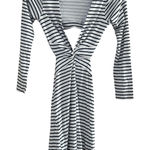 Blue Life Blue‎ Life Striped Twist Front Long Sleeve Dress Casual Beach resort vacation Photo 0