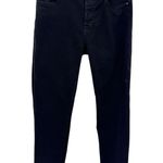 7 For All Mankind  Josefina Skinny Boyfriend Jeans Black Luxe Vintage 31x27 Denim Photo 0