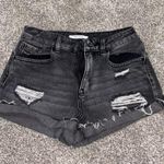 PacSun  Denim Mom Shorts Black Photo 0