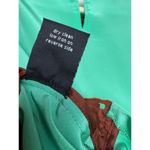 Raoul Leather and Silk Sleeveless Top Sz. 2 Brown Photo 4