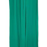 Adrianna Papell Botanical Green One Shoulder Chiffon Skirt Dress size 6 Slit NWT Photo 8
