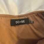 DO+BE  Brown Leather Skirt Photo 2
