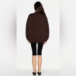 SKIMS  NWT Boyfriend Fleece Slouchy Half Zip Pullover Expresso Color Size M Photo 1