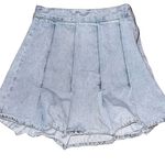 PacSun 🦎Pleated Denim Skirt🌵 Photo 4