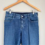 Stella McCartney  Fringe Hem Kick Flare Jeans Size 26 Stretch Mid Rise Photo 5