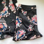 Anthropologie NWT Elevenses ‘Tansy’ ruffle floral silky wide leg pants, size 10 Photo 1