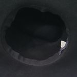 Kendall + Kylie  100% Wool Elegant Black Hat Photo 2