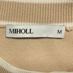 MIHOLL Ribbed Summer Racerback Tank Tops Sleeveless Halter Knit Cream Medium Tan Photo 4
