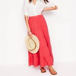Boden USA Boden Nadia Double Cloth Maxi Skirt 6 Jam Red Photo 2