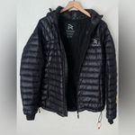 Ravean Down Heated Jacket Detachable Hood Rechargeable 12v Battery large Black Photo 2