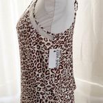Nine West Brown Leopard Print Tank Top Photo 1