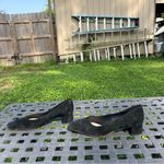 Loeffler Randall Nerine Mid Heel Pump Black Suede size 9 Photo 5