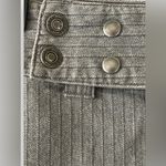 Diesel Vintage Denim Belt Wrap Mini Skirt Sz 29 Snap Button y2k Grunge Gray Photo 2