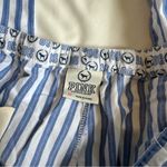 Victoria's Secret Vintage  PINK Blue Striped Pajama Pants Photo 3