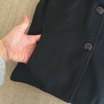 St. John  Caviar Long Sleeve Texture Waffle Black Knit Blazer Jacket Size 10 Photo 2