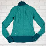 Lululemon Green Half Zip Top Thumbholes Athletic Activewear Jacket Size 6 Photo 10