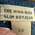 Madewell  Women's High Rise Slim Boy Jeans Blue Denim Size 26 Casual Photo 3