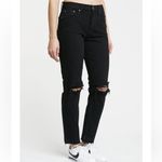 Pistola  Nico Ember High Rise Skinny Distressed Black Jeans‎ Size 27 Denim Slim Photo 8