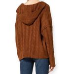 American Eagle Cable Knit Long Sleeve Pullover Hoodie Photo 82