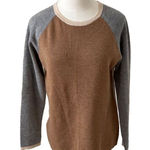 Real Clothes Saks‎ Fifth Avenue Sweater Women Large Wool Color block Vintage Photo 0