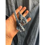 ZARA  Denim Halter Midi Dress Photo 3