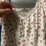 Celebrity Pink White flower body suit  Photo 1