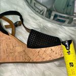 Franco Sarto  Black Wedge platform sandals . Size 8M Photo 3