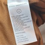 Good American Rust Brown 90s Tank Midi Dress Double Lined Slimming Size 2 Photo 5