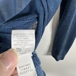 J. Jill Great Seaside Blue Open Long Linen Blend Pocket Cardigan Womens Size XS Photo 7